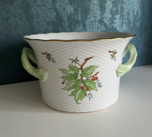 CSODÁS, HERENDI PORCELÁN ÓRIÁS KASPÓ, HECSEDLI, CSIPKEBOGYÓ MINTÁVAL