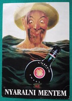 UNICUM alkohol reklám képeslap - Boomerang Card