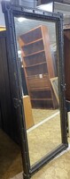 Old German Oxeye Carved Large Mirror 86X188 cm