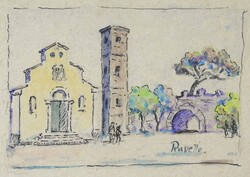 (N) Ismeretlen festő (20.sz.közepe) : Ravello