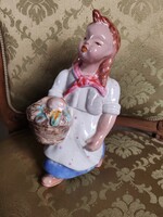 H. Rahmer Maria: kislány kosárral