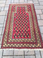 Afgán beluch nomád ima szőnyeg. Alkudható.