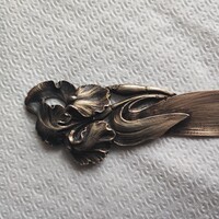 Antik aranyozott ezüst szecessziós levélbontó