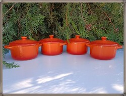 Le Creuset minőségi francia mázas kőedény füles adagtálak