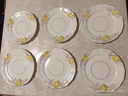 Old Royal Bone China England csontporcelán kistányér 6 db egyben