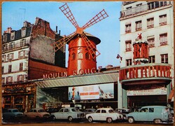 Képeslap, Francia, Párizs, Moulin Rouge 1964, Yvon No. 2679  (ek)