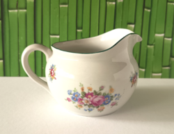 RÉGI JELZETT HOLLÓHÁZI PORCELÁN TEJ KIÖNTŐ