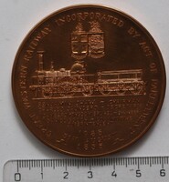Nyugat-angliai Vasútvonal 1835-1985 bronzérem dobozában
