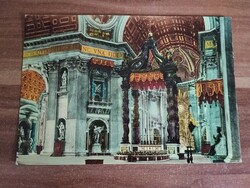 Olaszország, Róma,Vatikán, Szent Péter bazilika belseje, kb. 1960-as évek