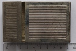 Cigarettás doboz tartó alpakkából cc 1970 - Lotorius felirattal