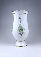 1Z787 Nagyméretű Erika mintás Hollóházi porcelán váza 24.5 cm