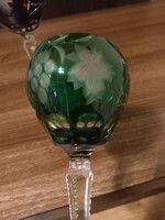 Nagyméretű ajkai kristály boroskelyhek!
