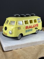Volkswagen Transporter T1 Rally Service műanyag lendkerekes kis autó