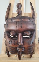 Szép nagyméretű maszk afrika 27x46 cm