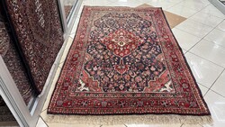 4301 MESESZÉP Iráni Kashan Kézi csomó gyapjú perzsa szőnyeg 128X210CM