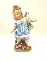 Német Ernst Bohne Söhne antik figura sérült 20cm