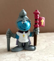 Vintage Puffo Cavaliere Crociat (Kereszteslovag törp) figura. Peyo 2005