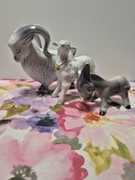 Kecske, bárány, csacsi -porcelánok, gyönyörűek