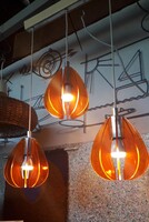 Erich klemm, retro German aka electric plexiglass chandelier, ceiling lamp