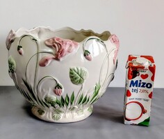 Majolika kaspó hatalmas ALKUDHATÓ