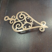Pazar antik réz vasaló alátét (18,5x9,2x2,8 cm)