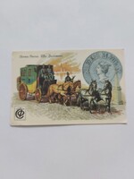 Orosz kártyanaptár 1992 - Orosz posta – XIX. századi postakocsi
