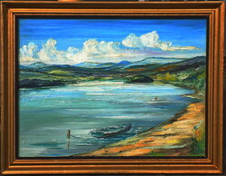 Orbán Mihály győri festő 1927-1989 Garanciával Számlával