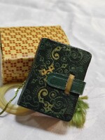A KORAN, CC. 1920/1930...QURAN, MINIATŰR RÉGI ARAB KÖNYV NAGYÍTÓ ÜVEGGEL, VIMPERK