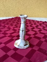 Antik pici porcelán gyertyatartó 7,5 cm.