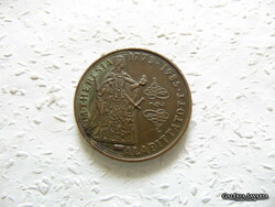 Mária Terézia BÁV bronz emlékérem 1985  Súly 30.26 gramm