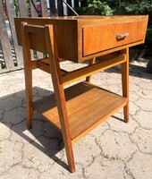 Régi retro mid century éjjeliszekrény tv állvány lerakó