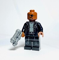 Nick Fury EREDETI LEGO minifigura - Super Heroes 76153 Bosszúállók Helicarrier - Új