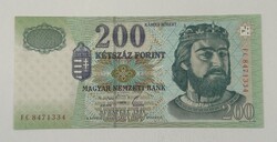 200 Forint 1998 FC sorozat - UNC / Hibátlan állapotban