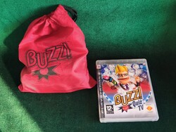 Buzz! Quiz TV PS3 Konzol Játék és Vezeték Nélküli Buzzerek (2000-08').