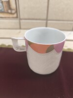 Kézzel fetett porcelán csésze, csavart füllel eladó!Rosenthal porcelán
