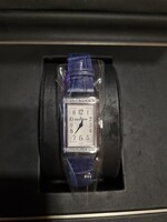Női Jaeger-LeCoultre Reverse One Monoface rozsdamentes acél karóra gyémántberakással