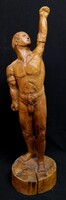 DT/583 – Large figurative wood sculpture (68 cm)
