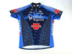 EREDETI GIORDANA (3XL) RÖVID UJJÚ FÉRFI KERÉKPÁROS BICIKLIS LÉLEGZŐ SPORTFELSŐ