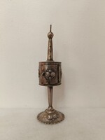 Antik ezüst psumim tartó judaika zsidó szertartás eszköz 83 gr. 800 as finomságú 904 7482