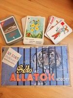Retro játékok : nyomda készlet, játékkártyák, mesekazetták