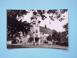 Képeslap (29) - Németország (NDK) - Lipcse - Állatkert és Kongresszusi terem 1950-es évek - 9x14 cm