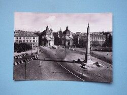 Képeslap (29) - Olaszország - Róma - Piazza del Popolo 1960-as évek
