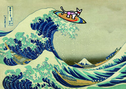 Katsushika Hokusai / Wilhelm Móni : A nagy hullám