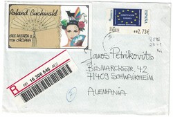 Levél Spanyolországból Németországba 2006 - Mi:ES AT154 - Kat. ért.: 0.25€ (M)