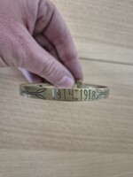 Első világháborús "trench-art" karkötő