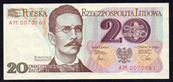 Lengyelország 20 zloty UNC 1982