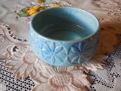 Zsolnay  kék retro kistál a 60 - as évekből , 13 x 6 cm