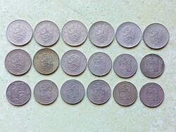 Dél-Korea 18 db Különböző Érme 10 50 100 Won 1974-2012