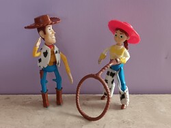Jessie és Woody sheriff a Toy Story meséből. 1996 évi játék