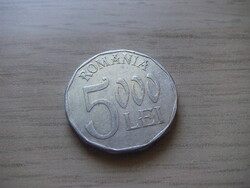 5000 Lei   2002     Románia  A képen látható állapotban